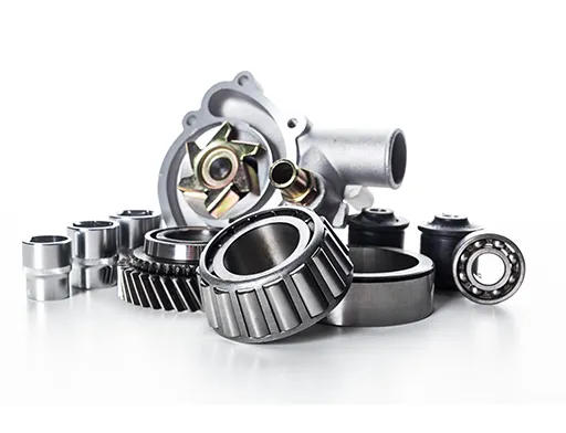 Gear bearings, rollers, blushings, and other engine parts